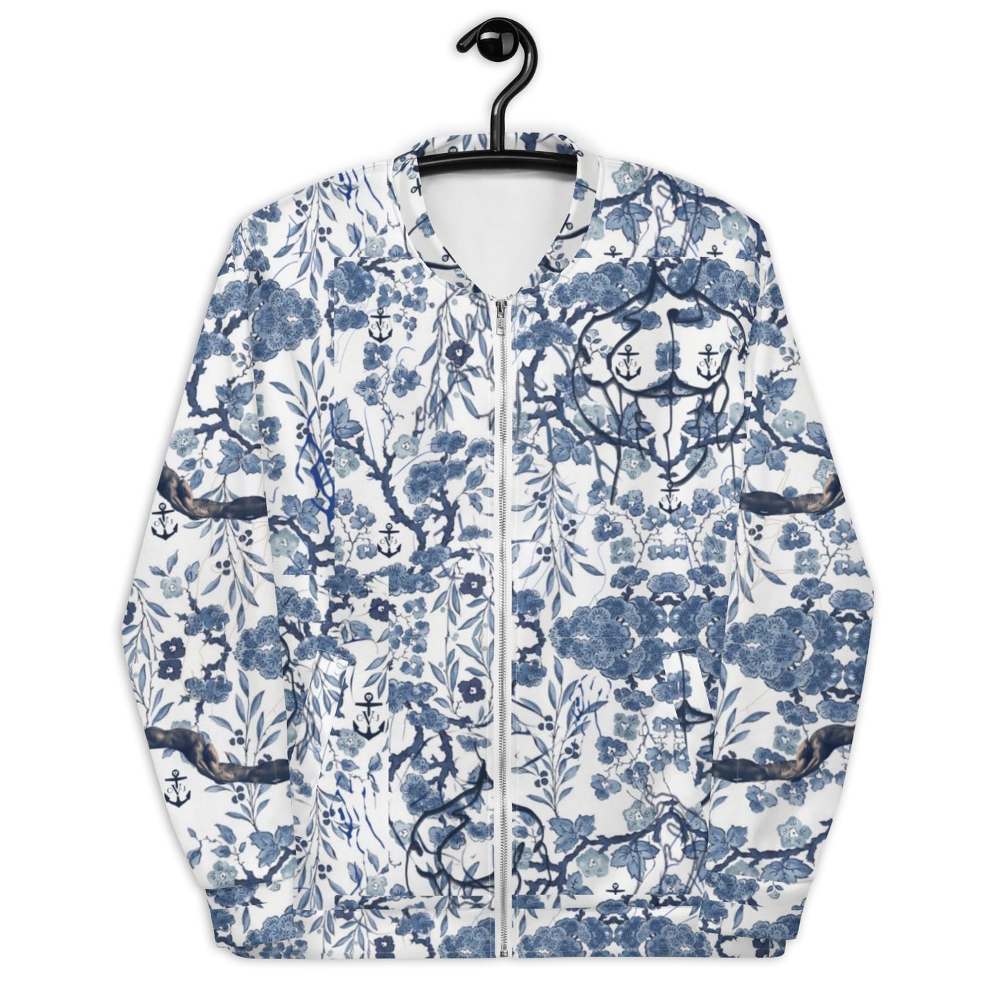 Blue & White Spode Bomber