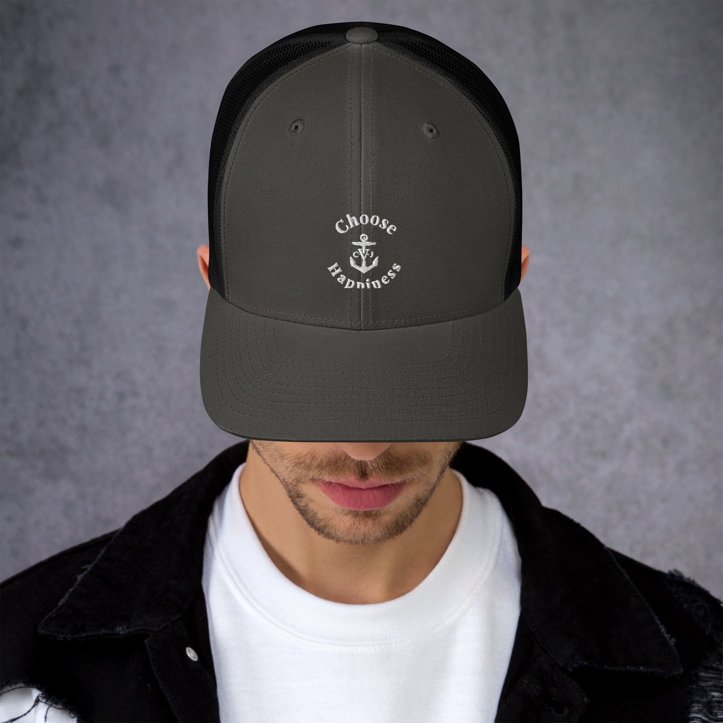 Choose hapiness Trucker Cap