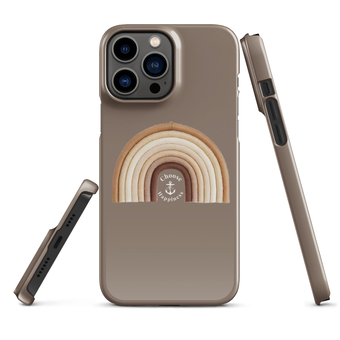 COJO Rainbow Pride Snap case for iPhone®- Tan