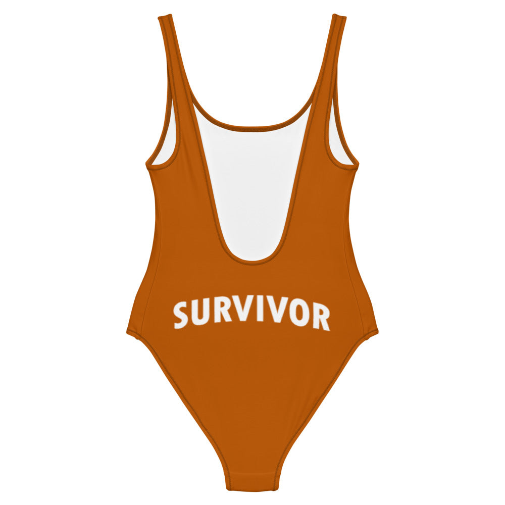Survivor One-Piece Swimsuit Burn't Orange