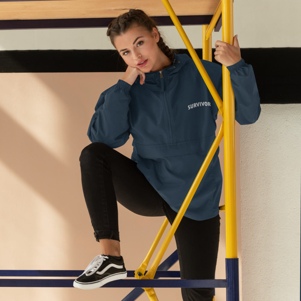 Survivor Embroidered Champion Packable Jacket