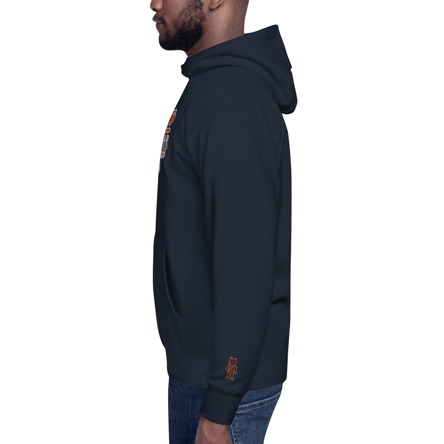 Petty Blanche Embroidered "Eat A** & Drink CHAMPAGNE" Unisex Hoodie