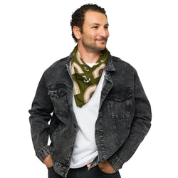 COJO RAINBOW PRIDE BANDANA- Army Green