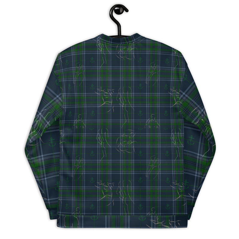 Irish Plaid "Good Times & Positive Vibes" Bomber