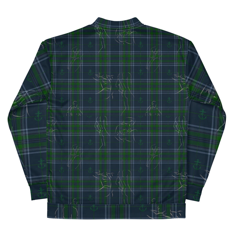 Irish Plaid "Good Times & Positive Vibes" Bomber