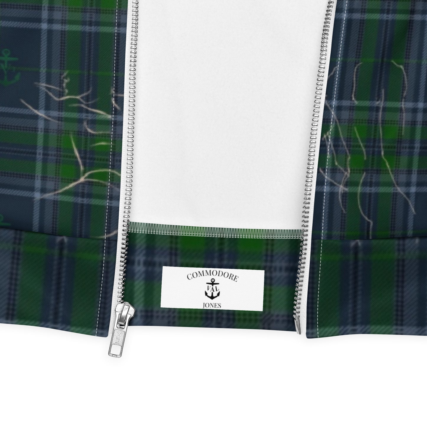 Irish Plaid Bomber with COJO House Pool Party Mural
