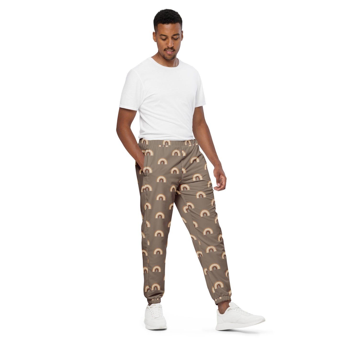 COJO RAINBOW PRIDE Track Pants- Tan