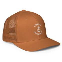 Choose Happiness Closed-back trucker cap