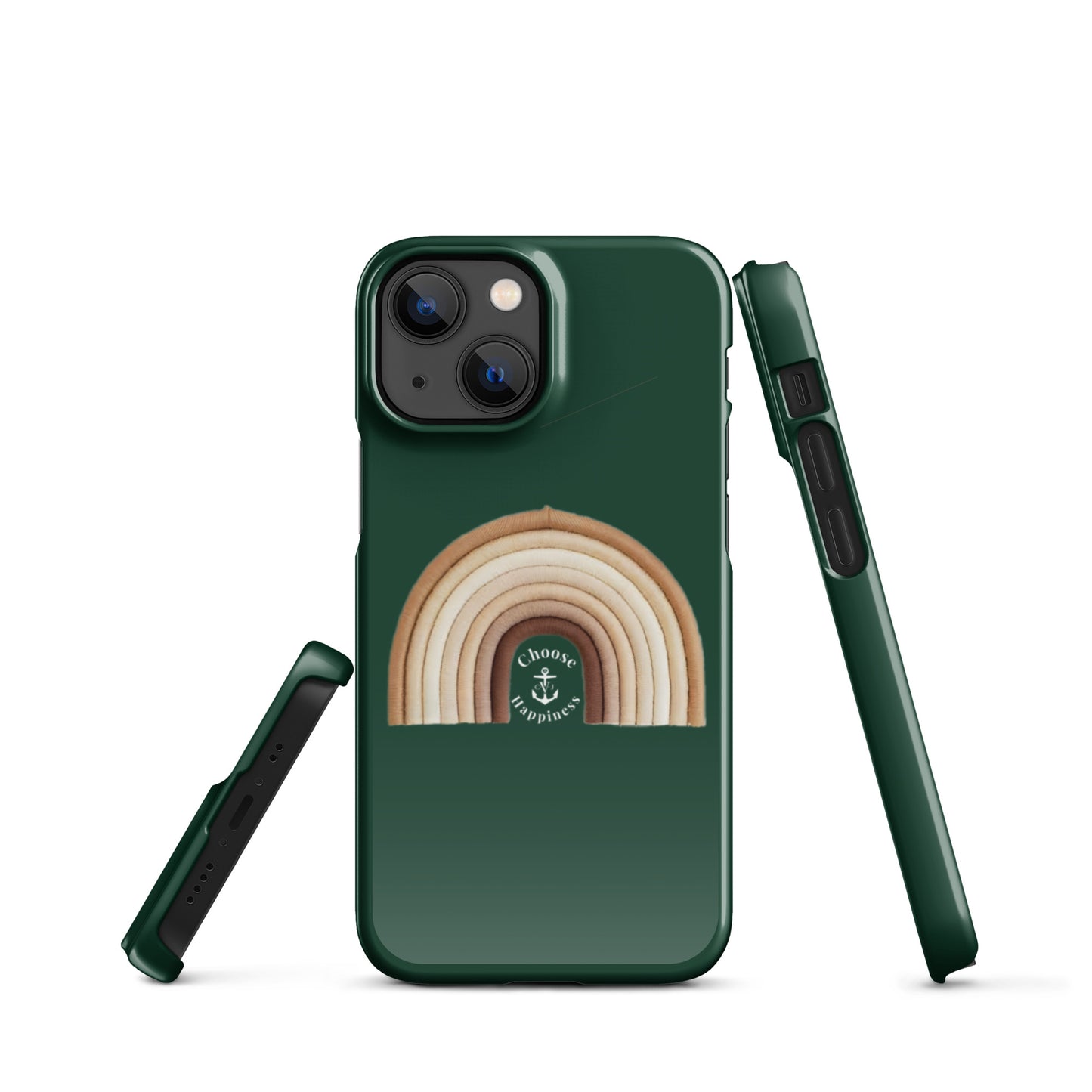 COJO RAINBOW PRIDE Snap case for iPhone®- Forrest Green