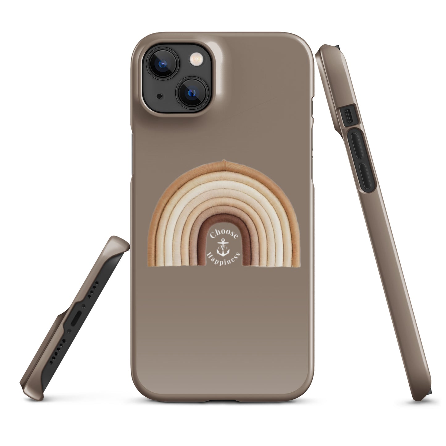 COJO Rainbow Pride Snap  case for iPhone®- Tan