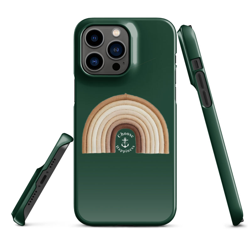 COJO RAINBOW PRIDE Snap case for iPhone®- Forrest Green