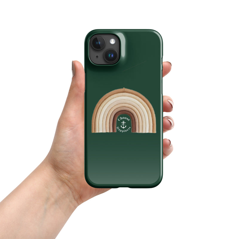 COJO RAINBOW PRIDE Snap case for iPhone®- Forrest Green