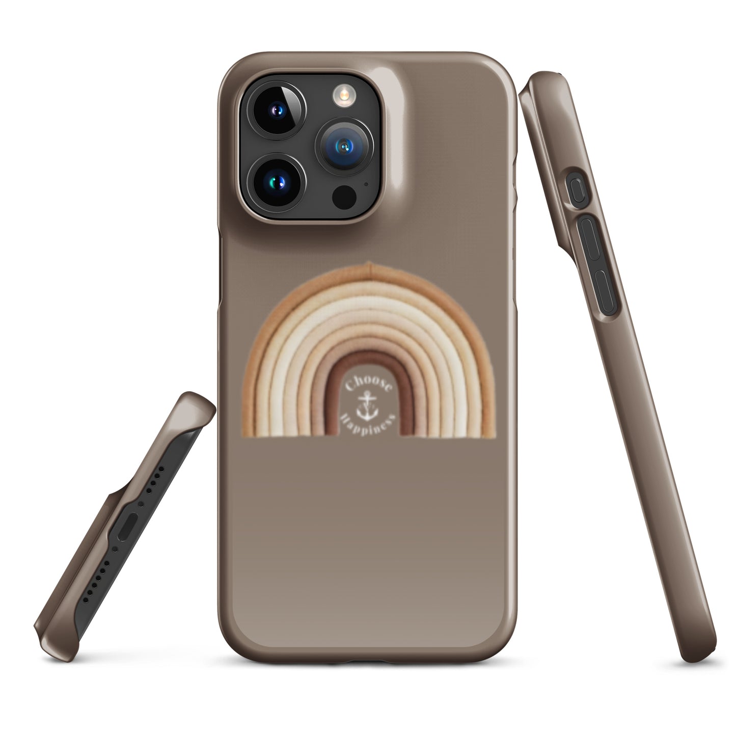 COJO Rainbow Pride Snap  case for iPhone®- Tan