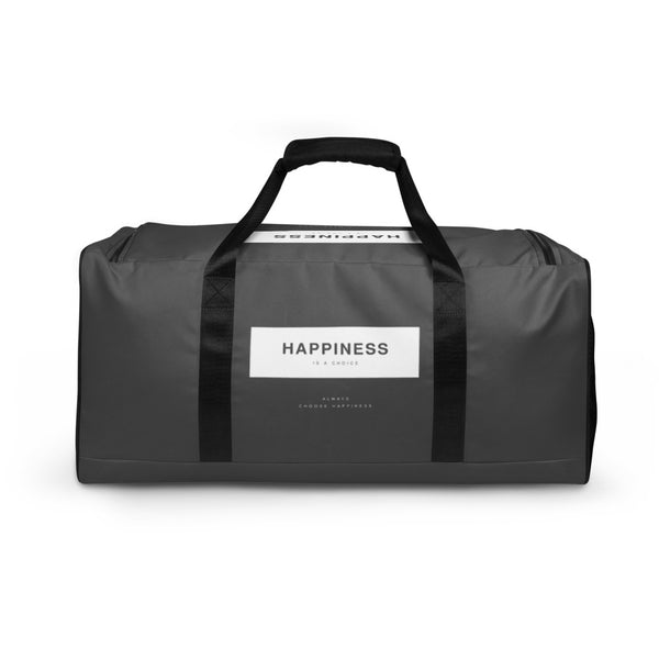 Happiness Is A Choice "To-Go" Bag Grey