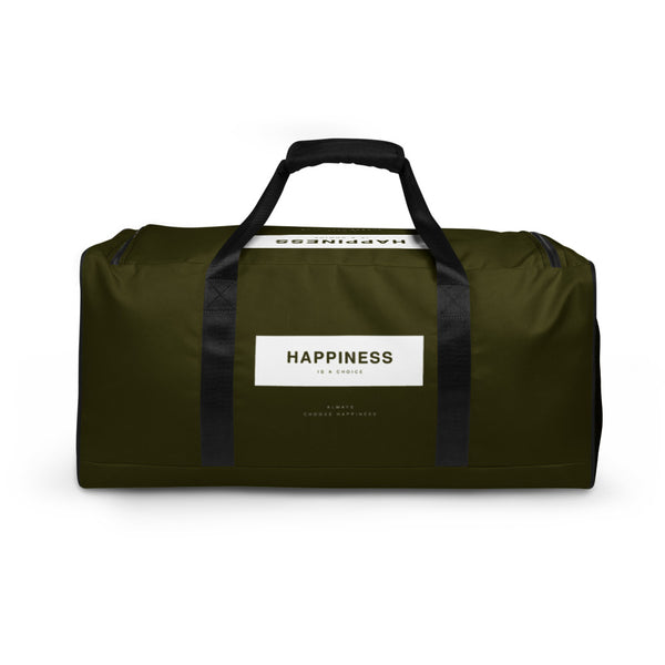 Happiness Is A Choice "To-Go" Bag Army Green