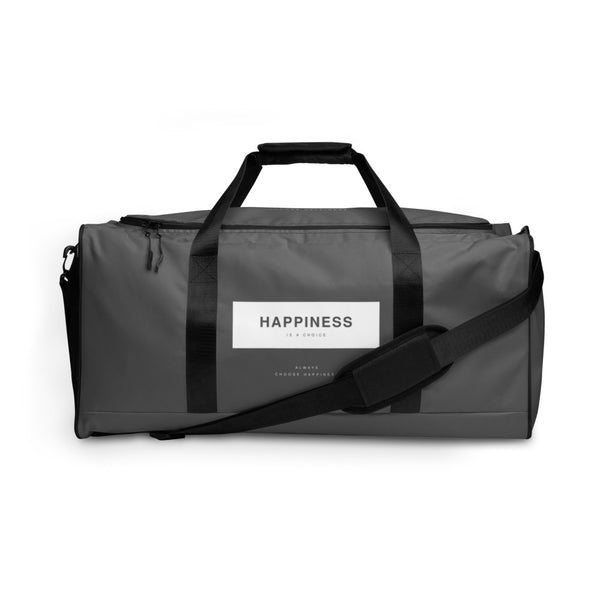 Happiness Is A Choice "To-Go" Bag Grey