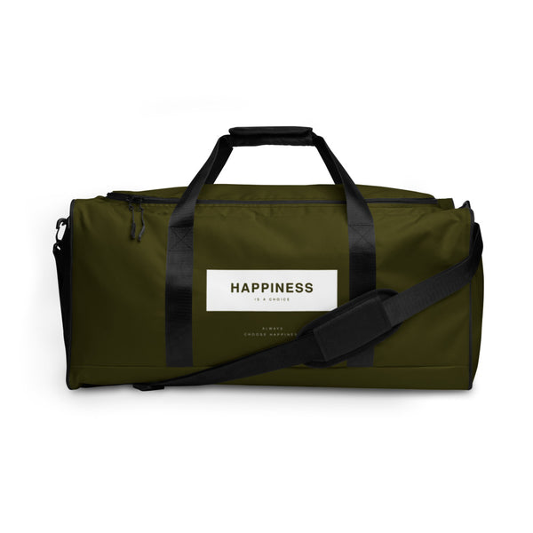 Happiness Is A Choice "To-Go" Bag Army Green