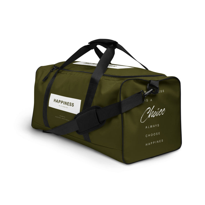 Happiness Is A Choice "To-Go" Bag Army Green