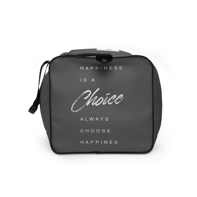 Happiness Is A Choice "To-Go" Bag Grey