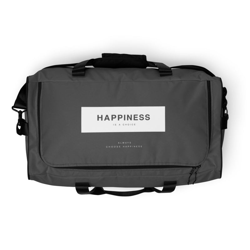 Happiness Is A Choice "To-Go" Bag Grey