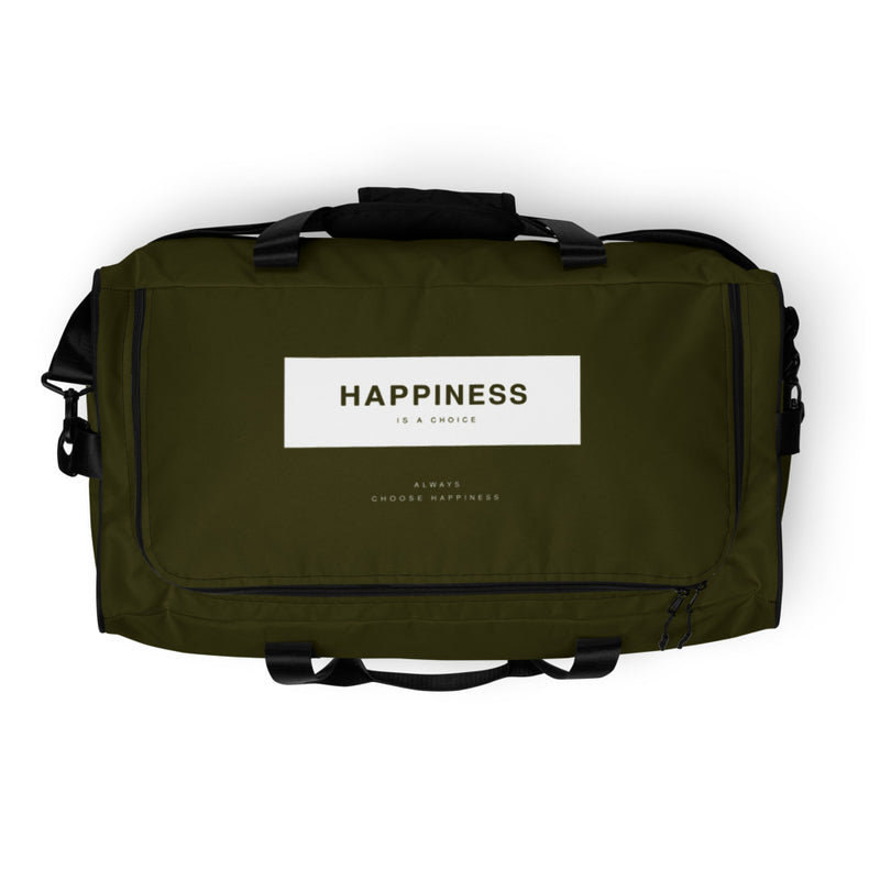 Happiness Is A Choice "To-Go" Bag Army Green