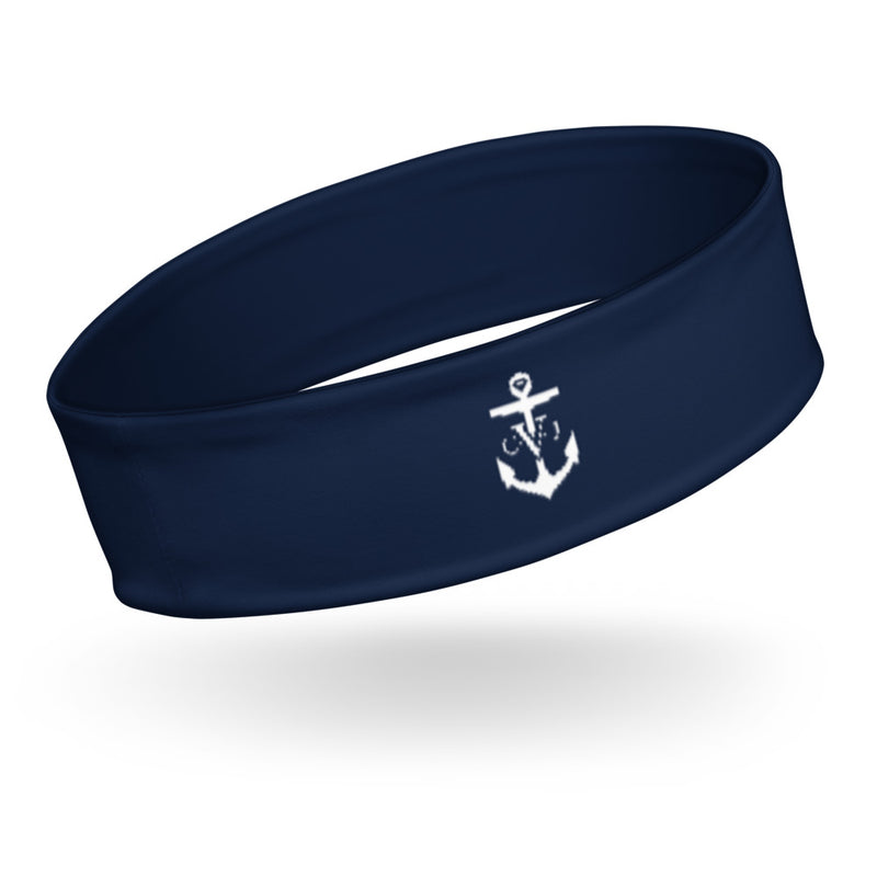 Happiness is a Choice Headband Navy