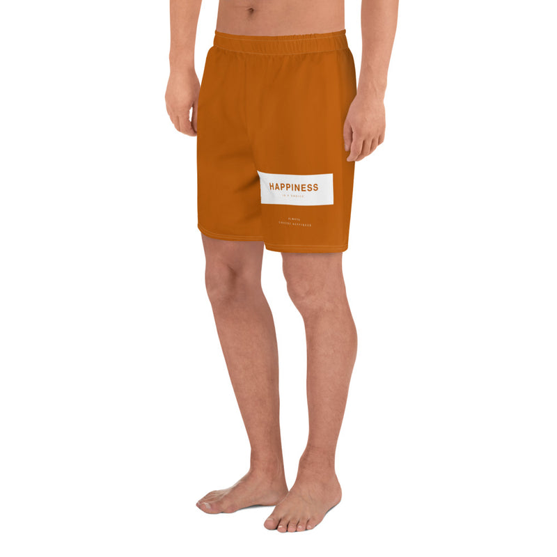 Happiness is A Choice Swim long Shorts Burnt Orange