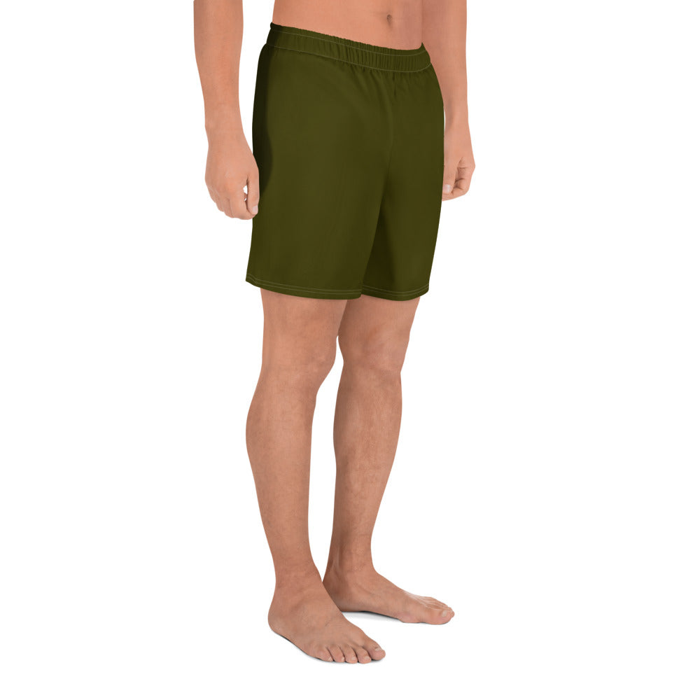 Scarred Over Scared Swim Long Shorts Army Green