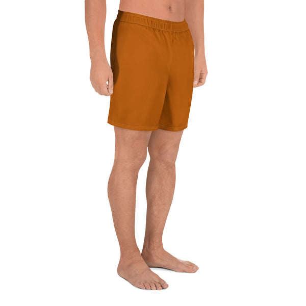 Scarred Over Scared Swim Athletic Long Shorts Burnt Orange