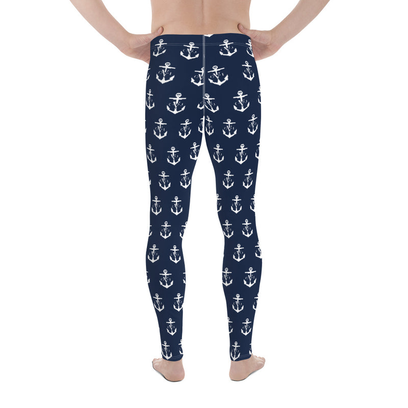 Commodore Jones Anchor Men Leggings Navy