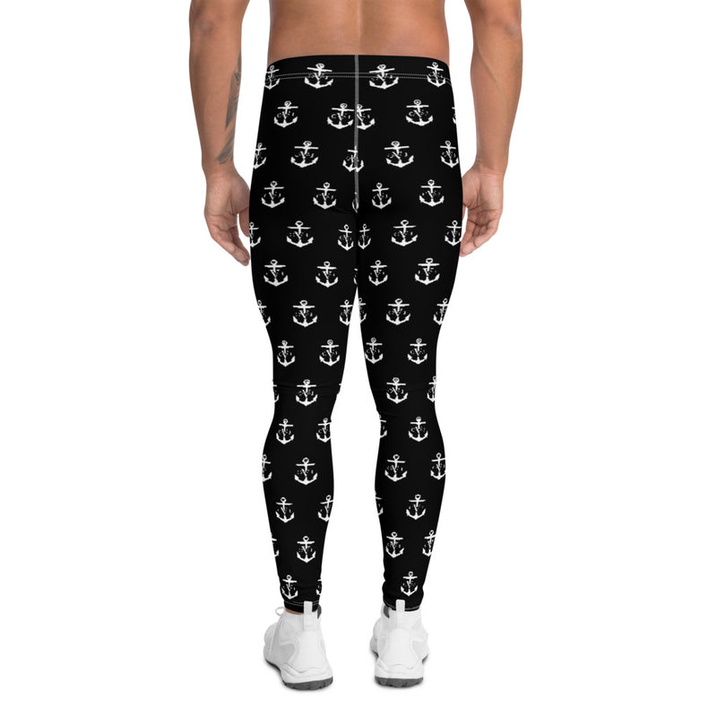 Commodore Jones Anchor Men Leggings Black