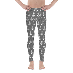 Commodore Jones Anchor Men Leggings Grey