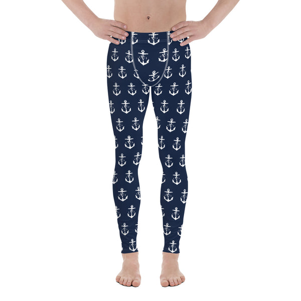 Commodore Jones Anchor Men Leggings Navy