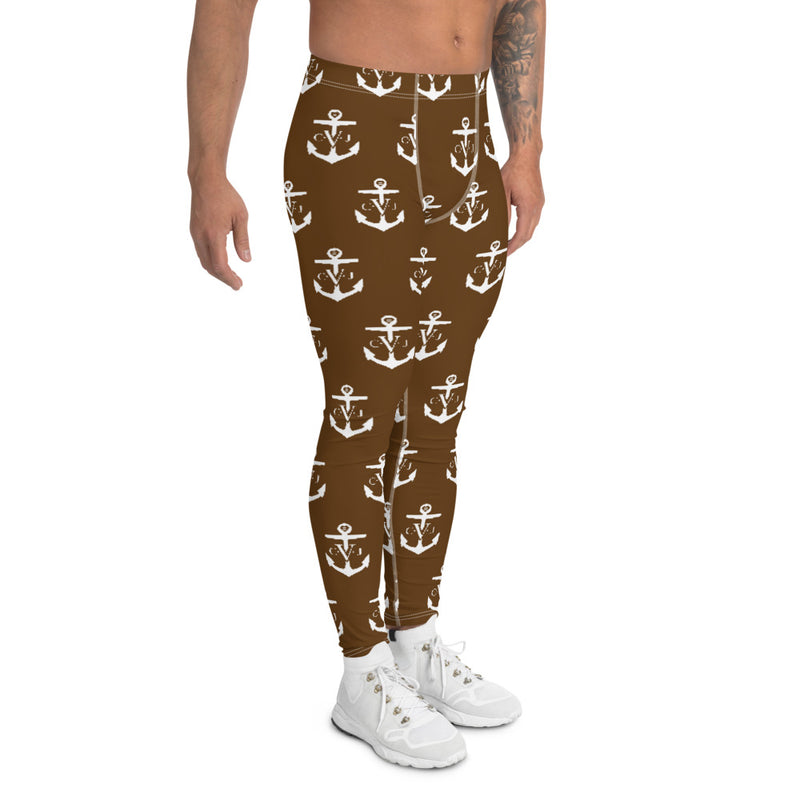 Commodore Jones Anchor Men Leggings Brown