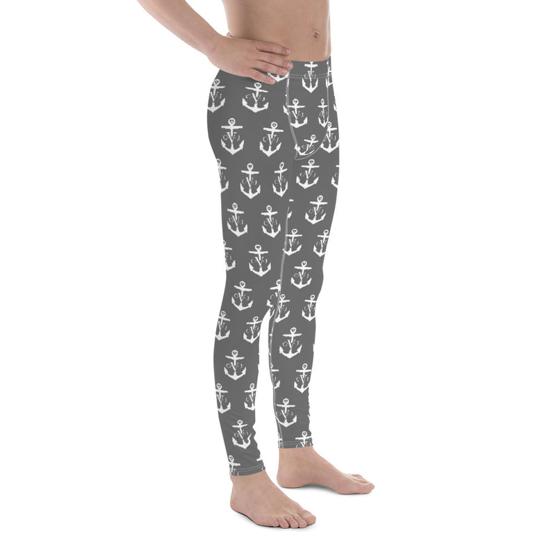 Commodore Jones Anchor Men Leggings Grey