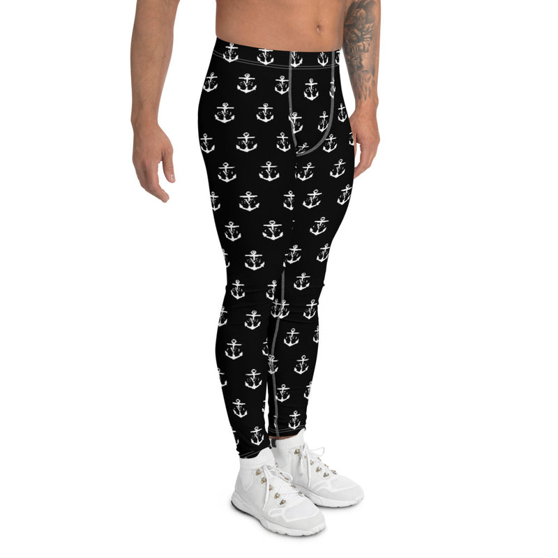 Commodore Jones Anchor Men Leggings Black