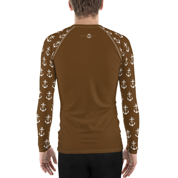 Commodore Jones Anchor Men's Rash Guard Brown