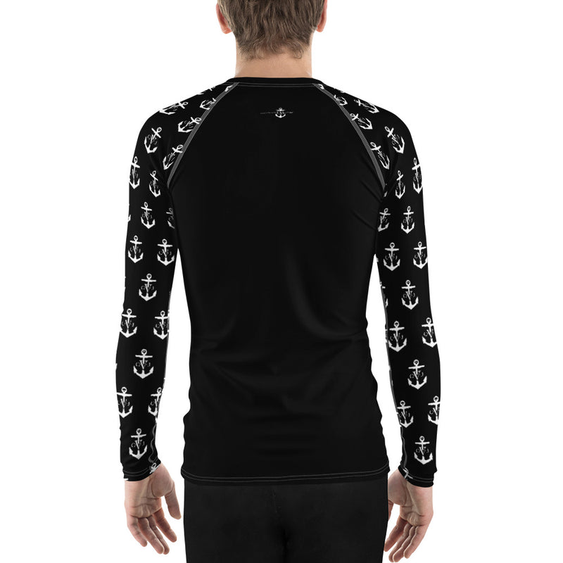 Commodore Jones Anchor Men's Rash Guard Midnight