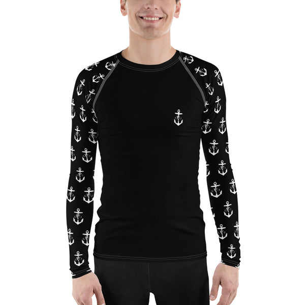 Commodore Jones Anchor Men's Rash Guard Midnight