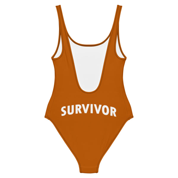 Survivor One-Piece Swimsuit Burn't Orange