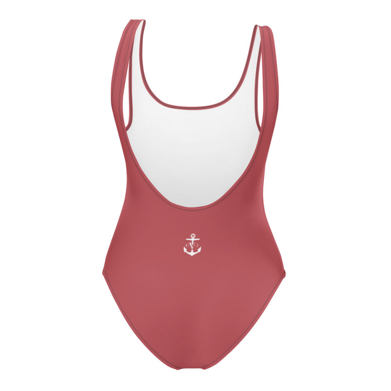 Happiness is a Choice One-Piece Swimsuit Special Edition Blush Pink