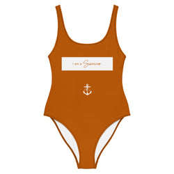 Survivor One-Piece Swimsuit Burn't Orange