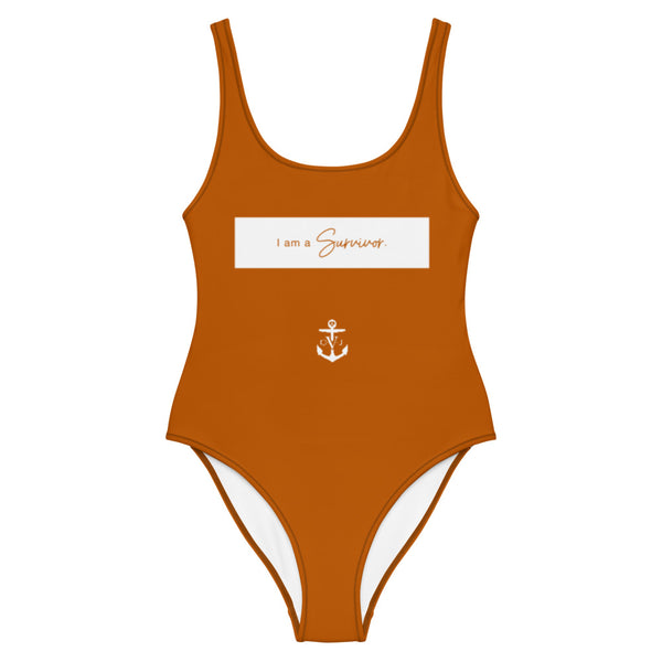 Survivor One-Piece Swimsuit Burn't Orange