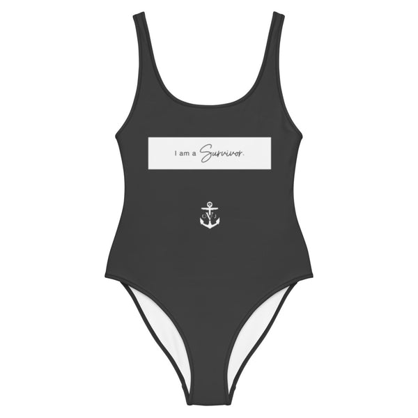 Survivor One-Piece Swimsuit Drake Grey