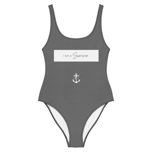 Survivor One-Piece Swimsuit Grey