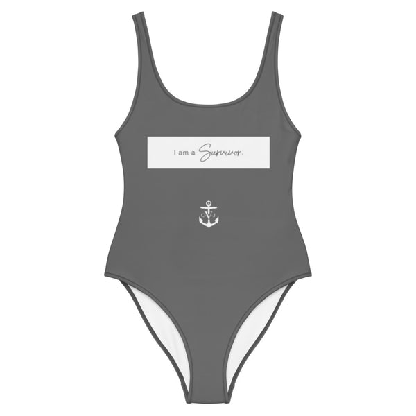 Survivor One-Piece Swimsuit Grey