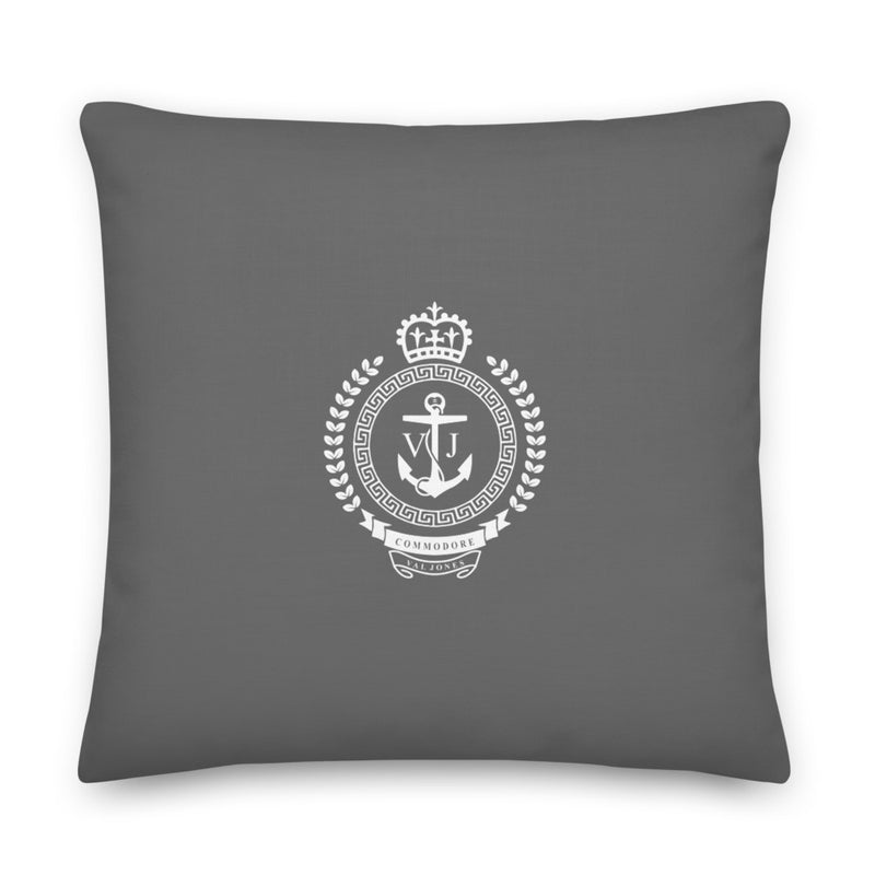 Happiness Is A Choice Grey Premium Pillow