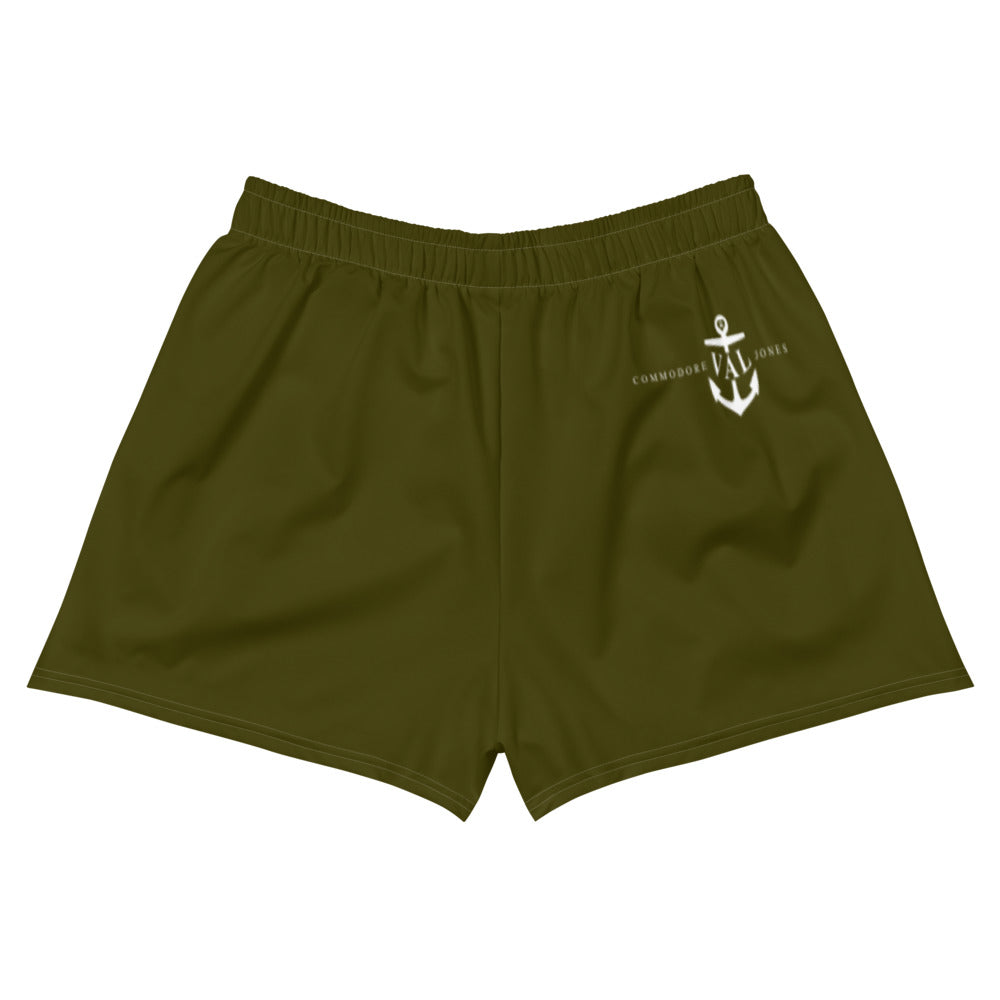 Happiness is a Choice Unisex Swim Shorty Shorts Army Green