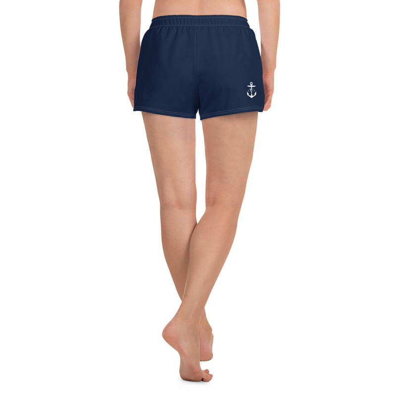 Choose Happiness Shorty Athletic Shorts- Navy