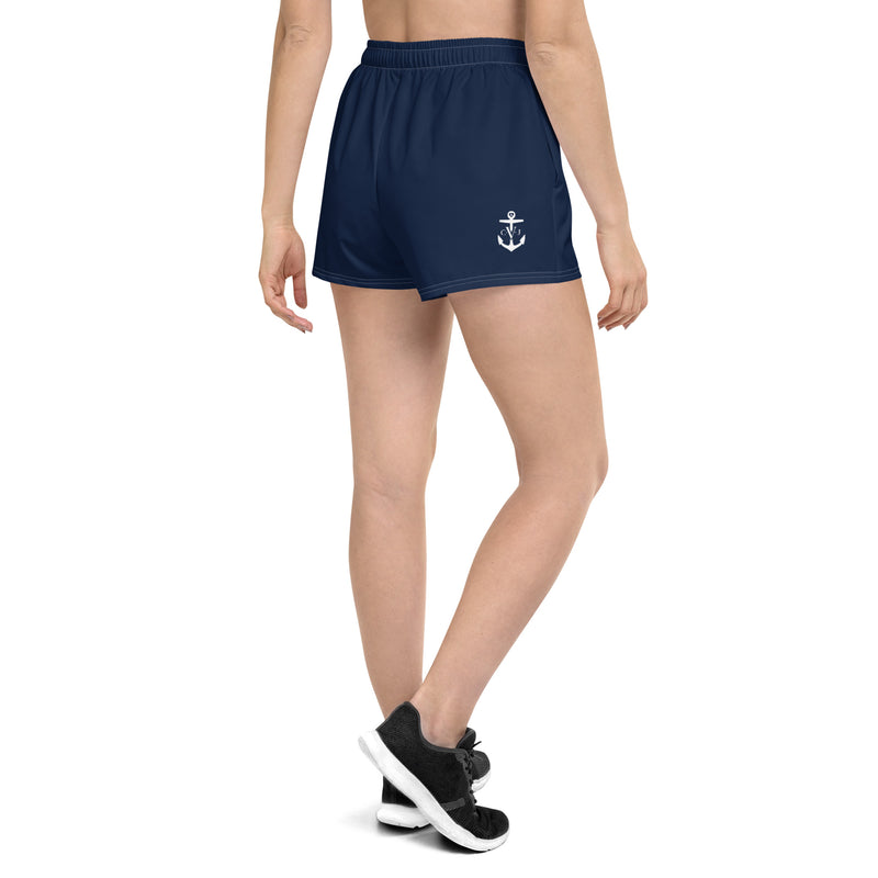 Choose Happiness Shorty Athletic Shorts- Navy